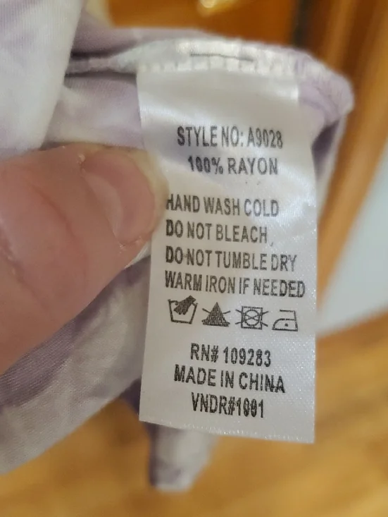 Surf Gypsy Pastel Tie-Dye Cowl Slip Dress in Blue, Pink & Cream - Picture 10 of 10